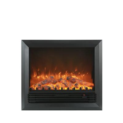 China 900MM Square Insert Electric Fireplace With Frame and Heater For Classic Mantel Use for sale