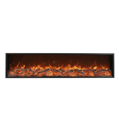 中国 70Inch 80Inch Recessed Electric Fireplace Decorative110V 220V 240V 販売のため