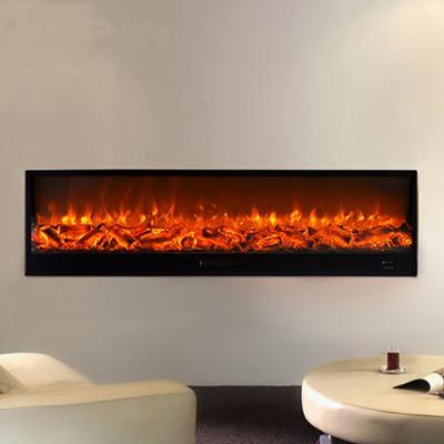 China Electric fireplace wall mounted with flame free standing electric fireplace heater with LED color change for sale