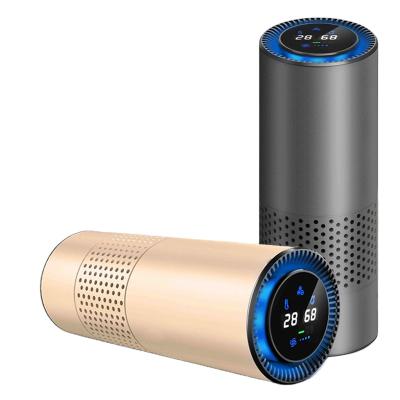 China Smart Car HEPA Filter Mini Infrared Led Display pm2.5 Car Air Purifier AIR PURIFIER WITH HEPA FILTER for sale