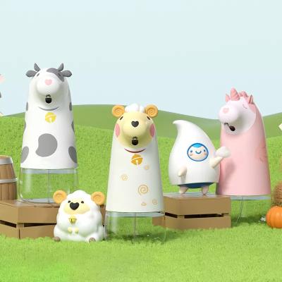 China Foam Animal Soap Dispenser Funny Automatic Liquid Foaming Logo Kids Soap Dispenser Factory Supply OEM/ODM Custom Liquid Soap Dispenser for sale