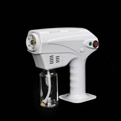 China Handheld Rechargeable Wireless Nano Gun Sterilizer Blu Ray Disinfection Electric Nano Steam Spray Gun for sale