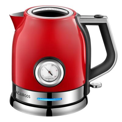 China Wholesale Temperature Control Stainless Steel Kettle Tea Maker Electric Heating Thermo Electric Kettle 1.8 Liter for sale