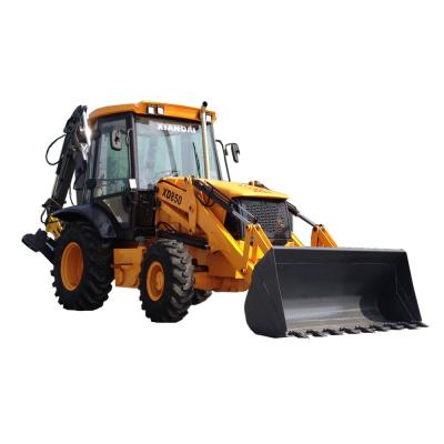 China 4 in 1 bucket Katop XD850 Backhoe Loader 7 ton for sale