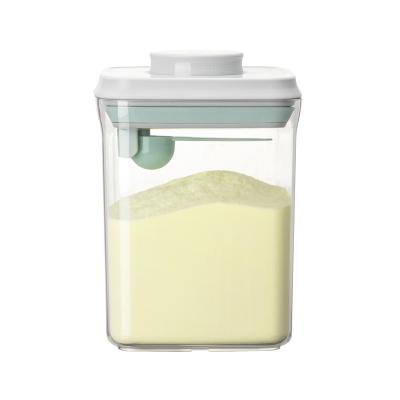 China 2022 AnKou BPA Free Baby Milk Powder Storage Container 0.9L BPA Free Powered Milk Dispenser With Scoop For Baby Feeding for sale