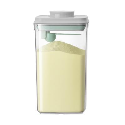 China 2022 BPA Free AnKou Formula Container 2.0 L Baby Supplies Milk Powder Container With Scoop for sale