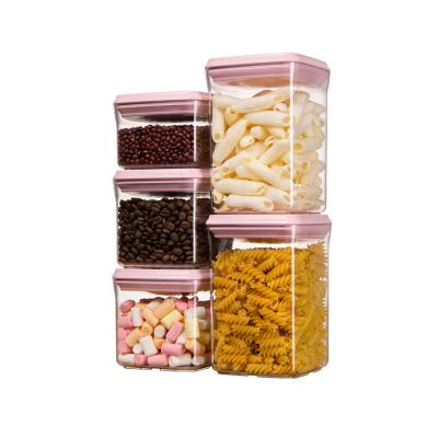 China Freshness Preservation AnKou Airtight Food Container Set 5 Piece Package-Kitchen and Pantry Organization Plastic Food Storage Container with Lids for sale