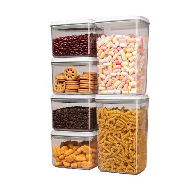 China AnKou Airtight Freshness Keeping Food Container Set 6 Piece Pack-Home Storage Organization Kitchen Organizer Plastic Storage Containers for sale