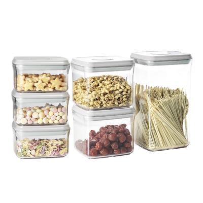 China Freshness Keeping AnKou Kitchen Storage Airtight Food Container Sets With Lid 6 Pack-- Sealed Food Storage Container Set For Kitchen for sale