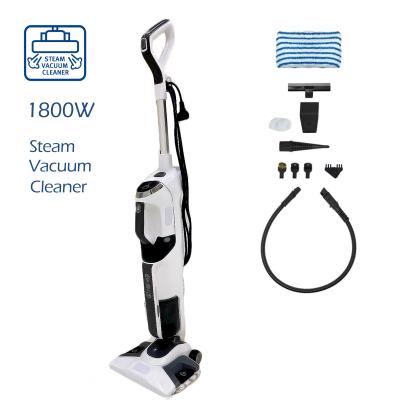 China Hot Selling 1800W Staubsauger Hotel MIT Dampf Portable Handheld Vertical Vacuum Cleaner Steam Brooms for sale