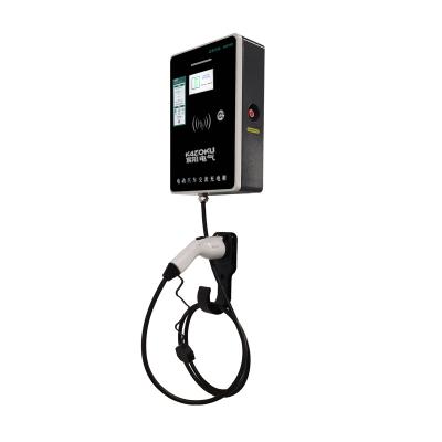 China Wall Mounting Type Wall Mounted Type Electric Car Charger KC-009 AC Top Sales 7kw New Charging Battery for sale