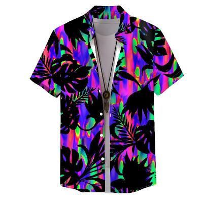 China New Design 3d Digital Print Breathable Print Hawaiian Shirt Plus Size To Customize Shirts For Men Casual for sale