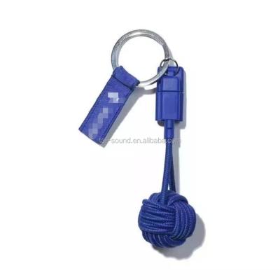 China Convenient Cheap Price Nylon Portable Creative Multifunctional Custom Data 3.1 Key Chain USB Charging Cable for sale