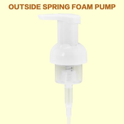 China 304/316 Stainless Steel Spring Foam Pump 0.8CC 1.2 CC Output For Pet Silicone Sealed Foam Dispensing for sale