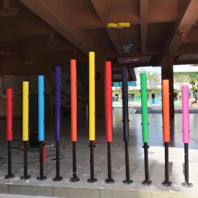 China Outdoor Music Toy Musical Percussion Musical Instrument Shape Playground Children Aluminum Alloy Percussion Instrument Pipe Instrument for sale