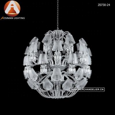 China Modern Luxury Crystal Chandelier Pendant Lighting Baccarat Lamp for sale