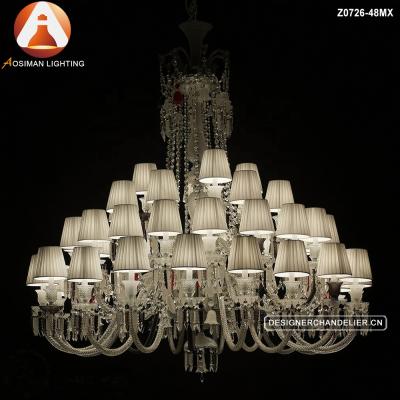 China Crystal Lighting Hall Modern Chandelier for Hotel for sale