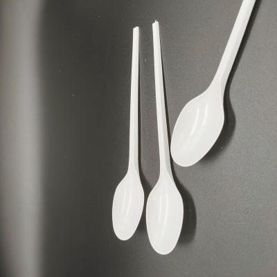 China Disposable Plastic Material Dinner Spoon Disposable Fork And Teaspoons Competitive Price for sale