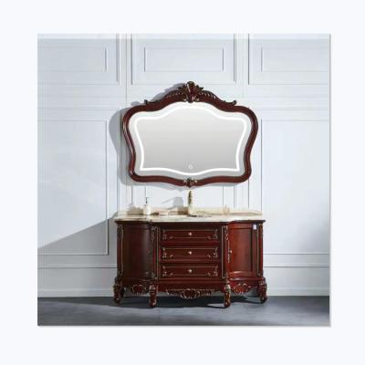 China Durable Luxury Classic Antique Bathroom Cabinet Bathroom Vanity Cabinet With Sink for sale