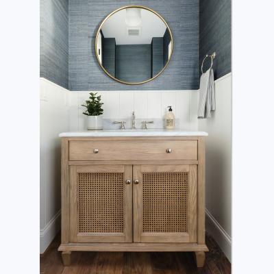 China New Style Waterproof Modern Wooden Bathroom Furniture Storage Bathroom Vanity Cabinet With Mirror for sale