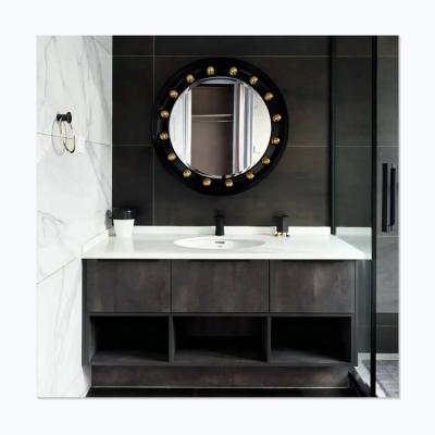 China Luxury Large Size Wall Mounted Bathroom Vanity Ladies Toilets High End Light Bathroom Cabinet Waterproof for sale