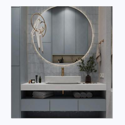 China Waterproof 2022 Hotel Wall Mount Bathroom Vanity Hot Selling New Custom Bathroom Cabinet for sale