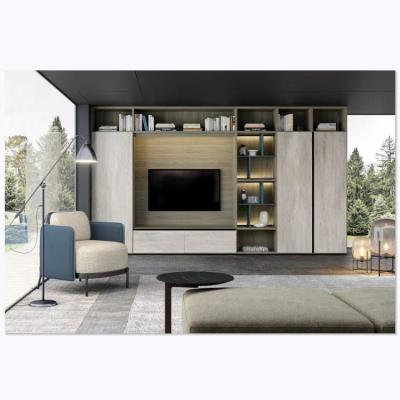 China Modern Home Furniture Adjustable Living Room Wooden TV Cabinet Single (Height) Wall TV Cabinet Floating TV Cabinet for sale