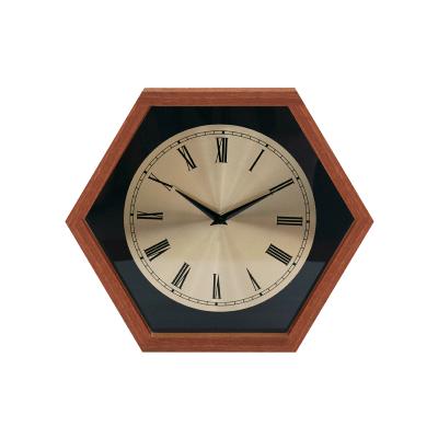 China CLASSIC Square Solid Wood and Handmade Accurate Time Silent Digital Wall Clock Wall Clocks for Living Room for sale