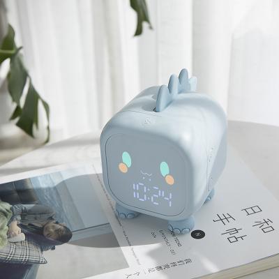 China 2021 New Design Eclectic Cute Dinosaur Shape Countdown Timer Sleep Trainer With Snooze Function For Kids for sale