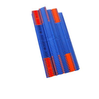 China Hot Selling Heat Resistant Mesh Plastic Straight Running Machine Modular Belt with Positions Belt Parts for sale