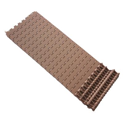 China New Heat Resistant Plastic Conveyor Belt Mesh Flush Grid Belt Slat Modular Conveyor Belt for sale