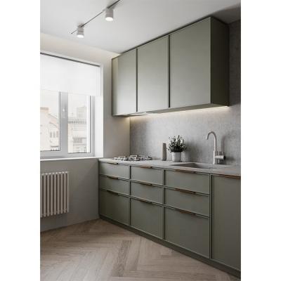 China New Arrival 2023 Modern Slim Craftsman Shaker Kitchen Cabinets For Small Kitchen for sale