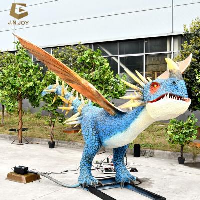 China Museum Walking Dinosaur Kiddie Ride Battery Animatronic Dinosaur Rides Electric Dinosaur Ride for sale