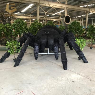 China High Density Foam Animal Park Realistic Scary Spider Statue Animatronic Insect for sale