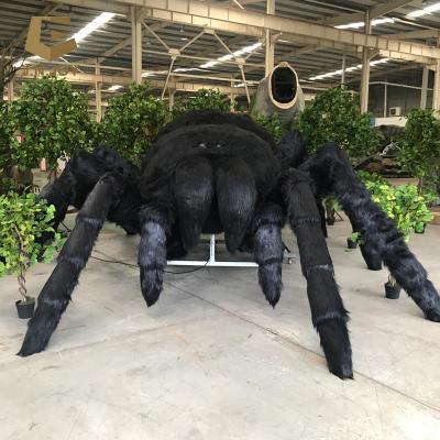 China High Density Foam Vivid Surface Realistic Spider Animatronic Insect for sale