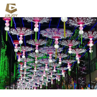 China Modern High Quality Flower Decoration Top Lantern Amusement Park Lantern, Flower for sale