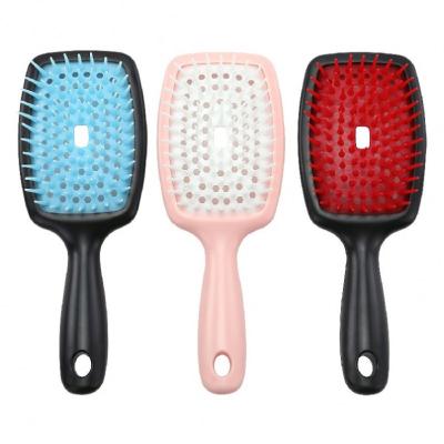 China Beauty Hair Salon Hollow Out Comb Straight Hair Massage Comb Big Hair Tool Hair Comb for sale