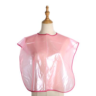 China Home New Arrive Retro Hair Arpon Styles Waterproof Dyeing Cap Oil Head Shaving Hair PVC Art Apron for sale