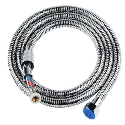 China WC Reinforced Stainless Steel Chrome Flexible Shower Hose for sale