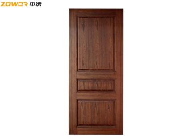 China Puerta de madera llana del marco del panel 100m m de la pintura 3 de la PU en venta