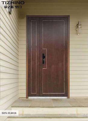 China Swing open Villa Entrance Door 90mm Fire Rated Security Door for sale