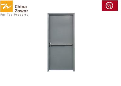 China UL Standard White Fire Rated Steel Doors With Vision Panel/ Solid Core/90 Minute Fire Door for sale