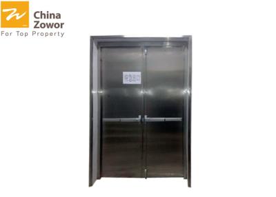 China Galvanized Steel 1 Hour Fire Rated Door With Vision Panel/ Commercial Fire Rated Doors for sale