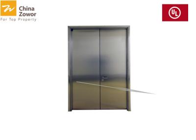 China 90 min 304 Stainless Steel Fire Rated Doors with Vision Panel For Industrial Use for sale