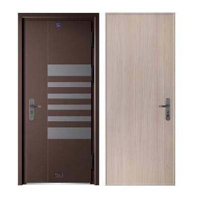 China Aluminum Villa Entrance Door 90mm Leaf Thickness Swig left for sale