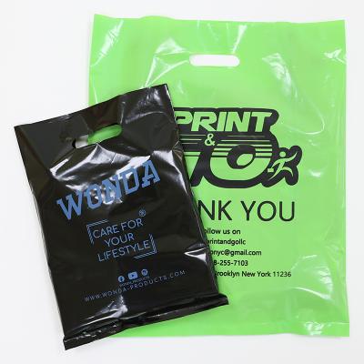 China High Quality Reusable Logo Printed Reusable Nature Cheap Custom T-shirt Plastic Shopping Bag for sale