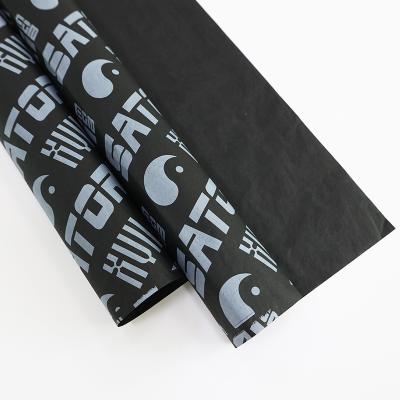 China Customized Biodegradable Fashion Printed Wrapping Tissue Paper For Garment Wrapping for sale