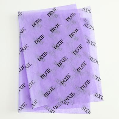 China Biodegradable Recyclable Tissue Paper Custom Printed Wrapping Kraft Paper With Logo For Clothes for sale