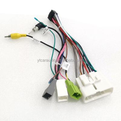 China Car Stereo Head Unit 16 Pin Wire Harness Adapter With Canbus Box For ISUZU D-MAX Android Power Cable Connector for sale