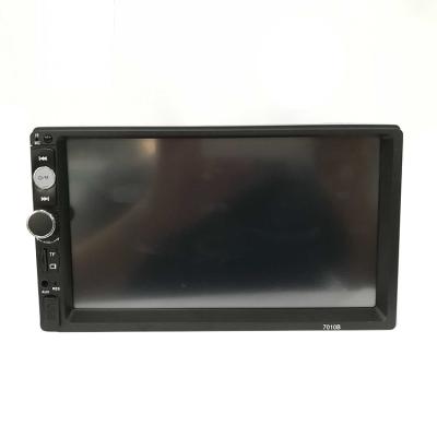 China Mirror Link 7010 2 Buttons Touch Screen Car Stereo Auto Audio Car Radio Player Din Din for sale